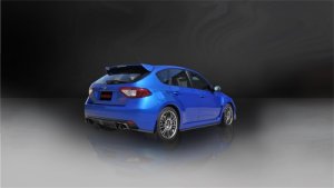 Subaru Impreza Performance Exhaust - Dual Rear Exit - CORSA Performance - Sport Cat-Back - Black - `08-`14